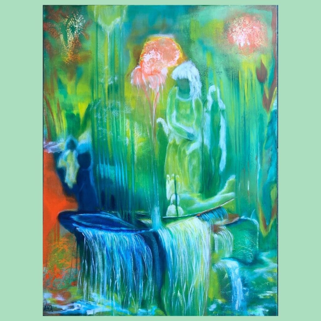 Overflod har jeg kalt dette maleriet.