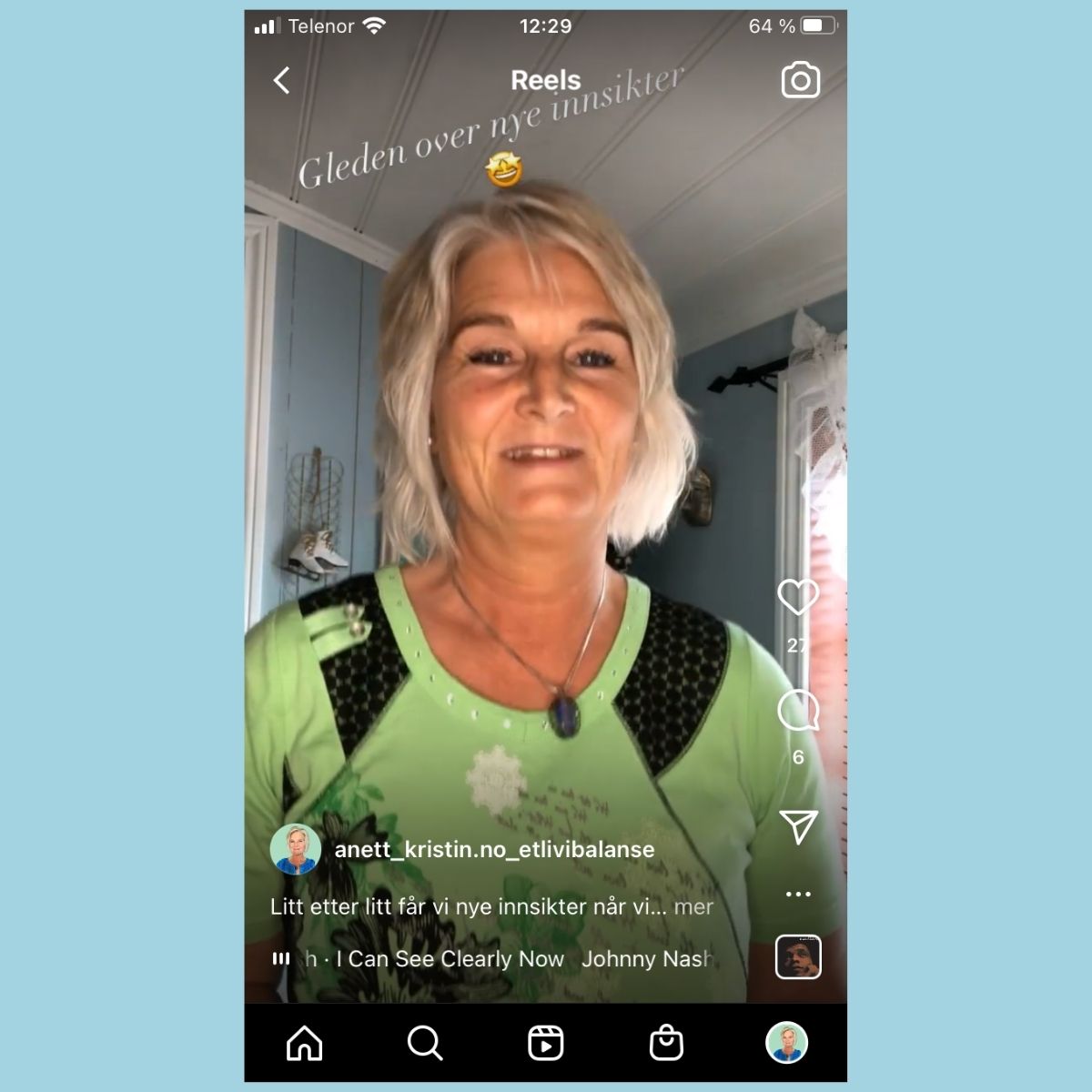 I can see clearly now