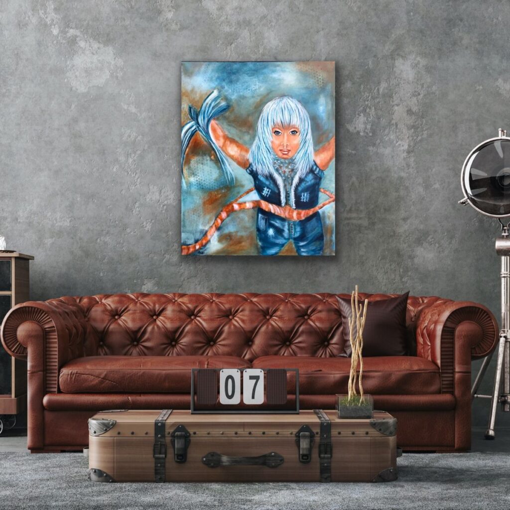 Tålmodighet er en dyd heter det, og å være tålmodig er noe denne jenta (country girl) har lært seg